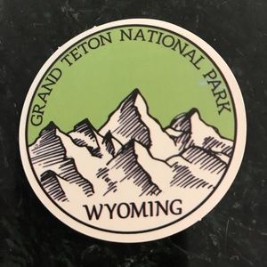2/$8 Grand Teton National Park Laptop Sticker